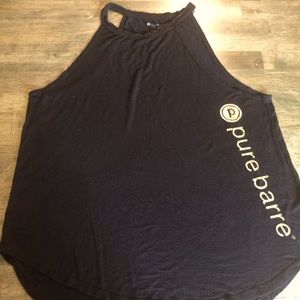 Medium pure barre black tank top GUC
